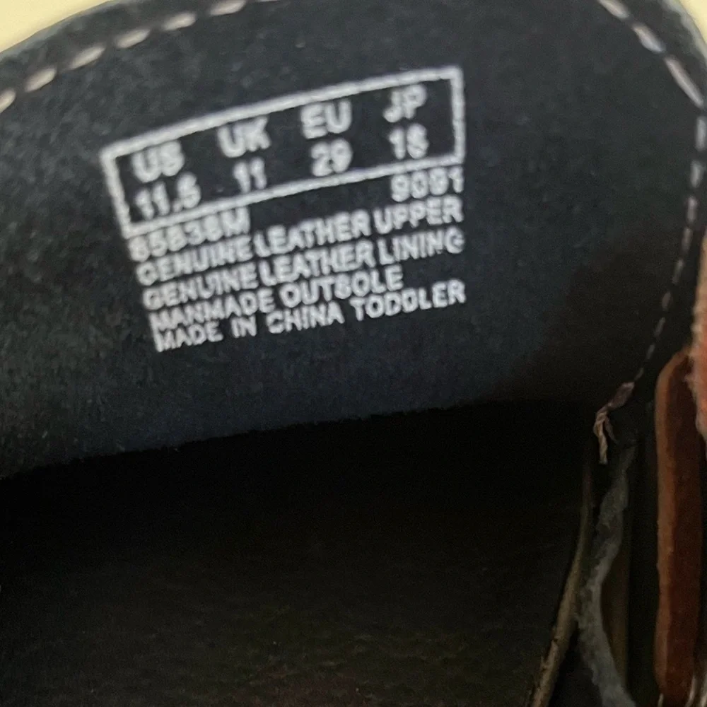 Timberland Blue Boat Shoes White Stitching & Brown Laces
